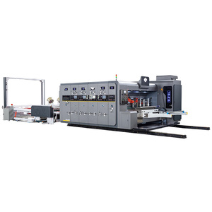 골판지 상자 자동 Flexo 인쇄 다이 커팅 폴더 <span class=keywords><strong>gluer</strong></span> 골판지 상자를 만드는 골판지 판지 기계 - Product Image 3