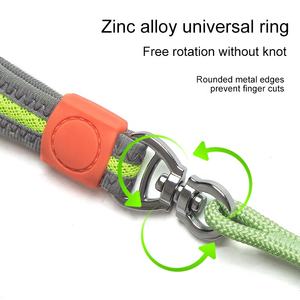 Correa y collar de perro de plomo para mascotas de 4/5 pies con asa acolchada correa de entrenamiento para perros - Product Image 2