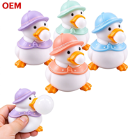 Jouet anti-stress sensoriel en forme de canard mignon et original, en TPR/PVC/PTE, pour enfants, couleur personnalisable disponible