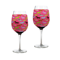 Vente en gros usine : Manchon isotherme en néoprène personnalisé pour verre à vin, design sur mesure, sac refroidisseur pour verre à vin