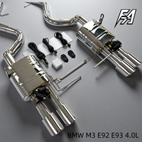 Système d'échappement haute performance pour BMW M3 E92 E93 V8 Coupé 2009-2013, tuyau d'échappement intermédiaire, soupape d'échappement électronique, silencieux