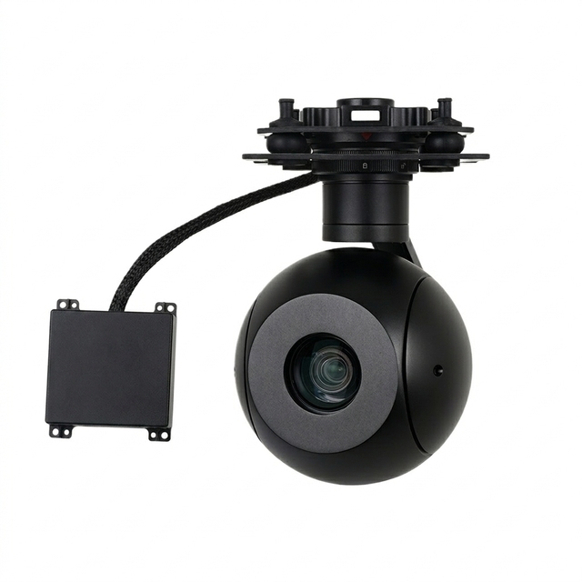 A10 Pro 10x Zoom 5.13MP 3- Gimbal AI Tracking 360 128G SD UAV Camera Payload 1080P HD Aluminum Alloy