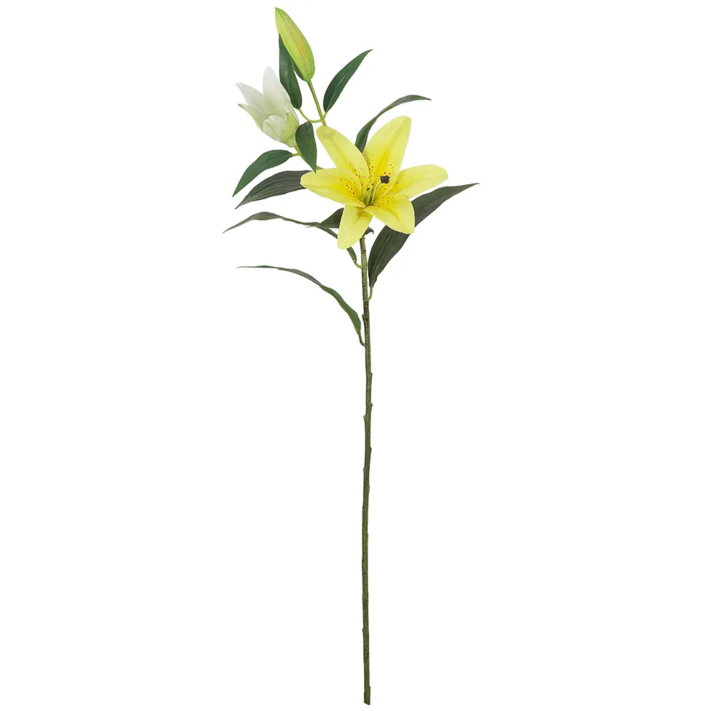 factory customization 3D Artificial Flowers real touch latex Tiger Lily for Decoration