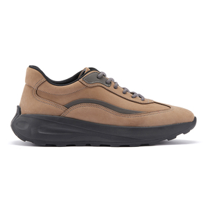 Zapatillas de Moda de Alta Calidad en Cuero de Ante Vacuno para Hombre, Duraderas, Deportivas, Color Caqui, para Caminar, Correr y Senderismo, Muestra Gratis - Product Image 3