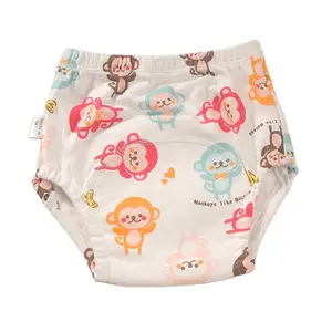 S3149 Baby Training Luier Broek Wasbare Luier Broek Pasgeboren Leren Broek Om Urine Magische Apparaat Te Stoppen