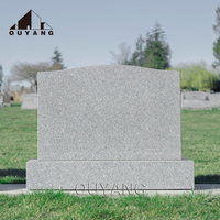 QUYANG – pierre de tête de cimetière moderne de qualité en granit noir, statue de pierre tombale pour les fosses, vente en gros