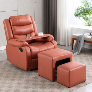 Fauteuil inclinable multifonctionnel réglable avec repose-pieds et plateau pour le nail art et la relaxation - Product Image 3