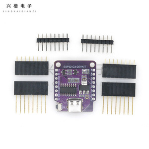 Carte de développement Xingkai Dianzi ESP32-C3 ESP32-C3-MINI-1-N4 WiFi BLE5.0 Interface UART - Product Image 2