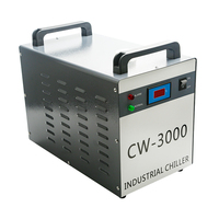 Refroidisseur d'eau industriel HYCNC CW3000 avec réservoir d'eau de refroidissement intégré, système de réfrigération laser AC220V