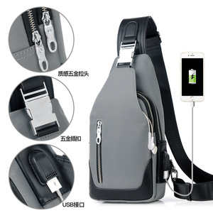 Wholesale Outdoor Travel <strong>Sport</strong> Polyester Chest <strong>Bag</strong> Crossbody Sling <strong>Bag</strong> Daily Used Chest Messenger <strong>Bag</strong> <strong>for</strong> <strong>Men</strong> - Product Image 4