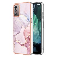 Offre Spéciale YB coloré étui de téléphone à la mode pour Nokia G21 Mobile couverture arrière étui en marbre livraison directe