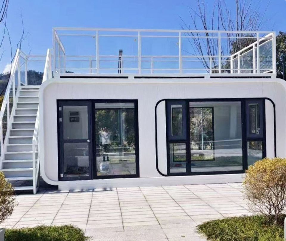 Modern Popular Prefab Capsule Hotel Granny Flat House Apple Pod Cabin With Bedroom Bathroom Kitchen - Image 6