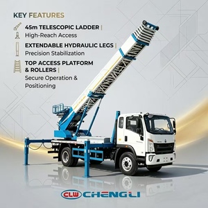 Camión con Plataforma Elevadora Sinotruk HOWO de 45 m, Vehículo con Plataforma Aérea para Mantenimiento en Altura - Product Image 1