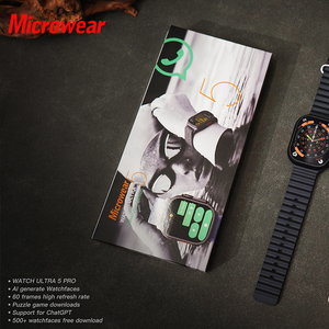 Reloj Inteligente EDS Microwear U5Pro Watch Ultra 5 Pro con Chat GPT, Respuesta a WhatsApp, Pantalla IPS de 2.0'', Batería de 350 mAh, IP68, Memoria de 1 GB - Product Image 2