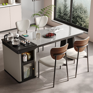 Juego de Mesa de Té Plegable de Madera, Estilo Moderno Minimalista y de Lujo, Fácil de Armar, Tamaño Pequeño, para Hogar, Balcón u Oficina - Product Image 4