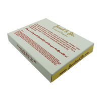Emballage de boîte imprimé avec logo personnalisé Petite boîte simple moins chère Boîte en carton blanche avec CMJN
