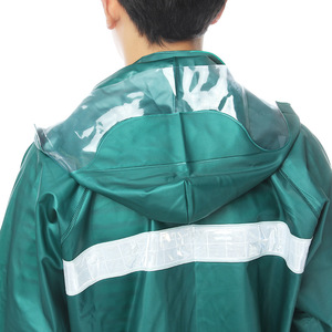 Adult <strong>PVC</strong> Haoya Rainproof Full-body <strong>Raincoat</strong> Rain Pants Set 2-piece Cycling Thickened <strong>Raincoat</strong> Suits Set Waterproof - Product Image 3