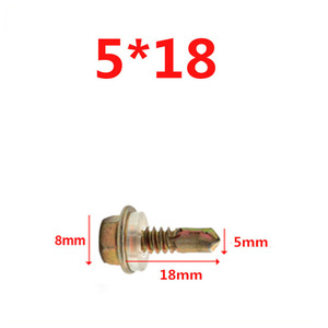 Vis autoperceuses zinguées pour la réparation d'appareils électroménagers et la fixation de cartes de circuits, 1 sac - Product Image 5