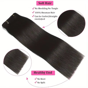 <span class=keywords><strong>Extension</strong></span> per <span class=keywords><strong>Capelli</strong></span> a Clip Invisibili di Alta Qualità, <span class=keywords><strong>Capelli</strong></span> Vergini Indiani Grezzi, Colore Marrone Scuro, Fornitore di <span class=keywords><strong>Capelli</strong></span> Vergini - Product Image 5