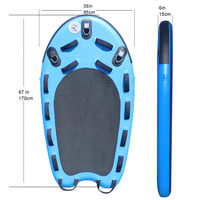Planche de jet ski gonflable de sauveteur de sauvetage de livraison droite de stock pour surfer
