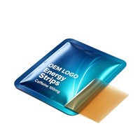 Bandes buccales à dissolution rapide, saveur agrumes menthe, avec guarana et caféine naturels, bandes sublinguales