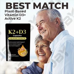 כמוסות ויטמין K2 <span class=keywords><strong>D3</strong></span> של JBY לבריאות העצם וספיגת סידן, תוסף תזונה K2 <span class=keywords><strong>D3</strong></span>, כמוסות ויטמין <span class=keywords><strong>D2</strong></span> - Product Image 3