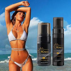 Meilleure vente Spray auto-solaire ultra foncé Mousse de faux bronzage Spray bronzant végétalien et biologique pour le <span class=keywords><strong>visage</strong></span> et le corps de marque privée - Product Image 3