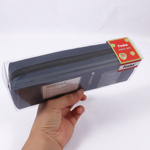 Foska Công Suất Lớn Sáng Tạo Màu Sắc Vải Bút Túi Bền Dây Kéo Đóng Cửa Xách Tay Sinh Viên Bút Chì Trường Hợp Thực Tế Và Phong Cách - Product Image 4