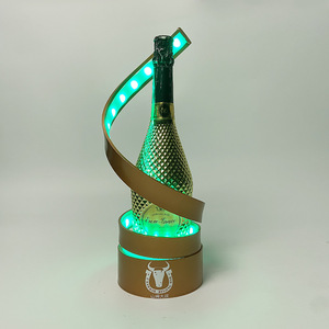 Creative Led Wine Stand Round Modern Party <b>Bar</b> KTV Atmosphere Prop With Logo Display <b>Rack</b> - Product Image 2
