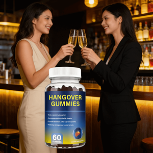 Suplemen Vegan Pereda Mabuk, Detoksifikasi Hati Akibat Alkohol, Permen Kunyah Anti Mabuk, Pendukung Imunitas - Product Image 3
