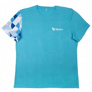 T-shirt promotionnel pour homme en coton 100% avec impression de logo personnalisé, vente chaude - Product Image 2