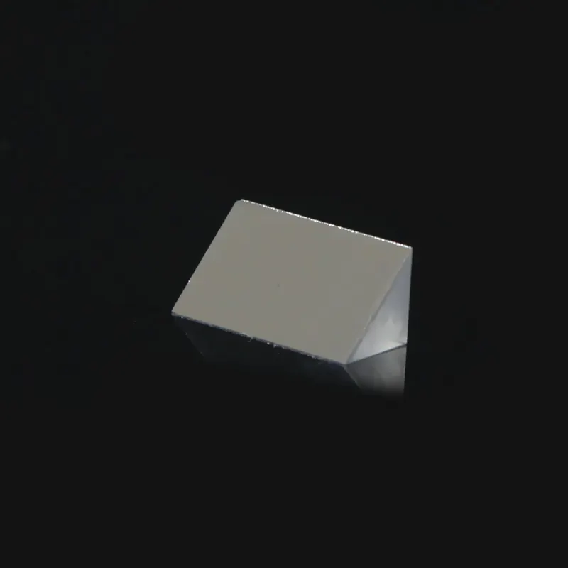 Triangular glass prism Caf2 35*5mm external reflection coated right angle prism for Telescope