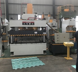 315 tấn ép thủy lực đá tráng thép mái ngói Máy làm - Product Image 5