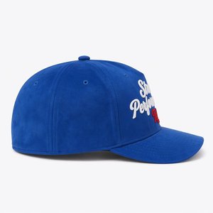 Premium <b>Waterproof</b> 5-Panel Faux Suede Baseball <b>Cap</b> with Hand Embroidery Logo Custom Chenille Embroidery Outdoor Sport Hat-Bulk - Product Image 3
