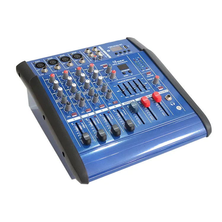 New Style Mini 4 Channel Digital Audio Mixer Console Amplifier