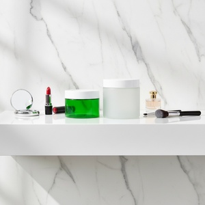 High Quality PET <b>Plastic</b> Skin Care Lotion <b>Jar</b> with Custom Logo 250ml Cosmetic Cream Packaging for Body Scrubbing - Product Image 1