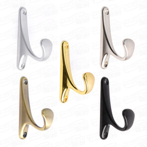 Modern Minimalist Zinc Alloy Coat <b>Hook</b> <b>Wall</b> Mounted Durable Single <b>Hook</b> <b>For</b> Cabinet Wardrobe Door - Product Image 4