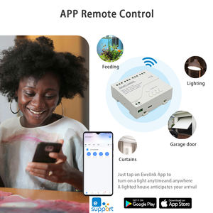 Inching חכם inching AC85-250v מתג 4 מודול ממסר ערוץ עם דיור עובד עם alexa - Product Image 5