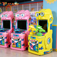 Machine de jeu d'arcade à monnayeur en métal et plastique pour enfants, avec tickets de rédemption, billes et pistolets, jeu de voiture, divertissement familial