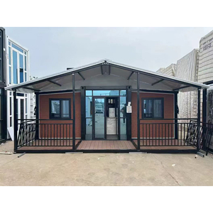 Casa Container Prefabbricata di Lusso LDYZ, Modulare e Rimovibile, 20ft 40ft, Pannelli Sandwich in Acciaio Pieghevoli, <span class=keywords><strong>Design</strong></span> Moderno - Product Image 2