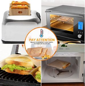 Esay di pulizia riutilizzabile PTFE tostapane bag per panino alla griglia formaggio forno a microonde applicabile - Product Image 6