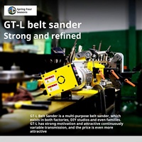 Ponceuse à bande électrique multifonctionnelle GT-L 1100W, polisseuse à bande, affûteur de couteaux, outils de bricolage, 220V