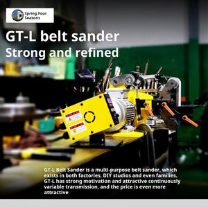 GT-L 1100W Speed Regulating Electric Belt Sander Multifunctional Belt Polishing Grinder for Knife Sharpening DIY Grinding <b>Tools</b> - Product Image 6