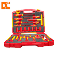 VDE-Isolierte Handwerkzeuge, 24-teiliges Set, automatische Kombination, ABS-Kunststoff- und Stahlkoffer, für Wartung, OEM-Verpackung
