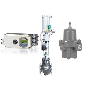 ตัวควบคุมตำแหน่งวาล์วอัจฉริยะ ABB รุ่น V18345-1010521001 พร้อมตัวกระตุ้นลม KTM สำหรับวาล์วควบคุม - Product Image 1