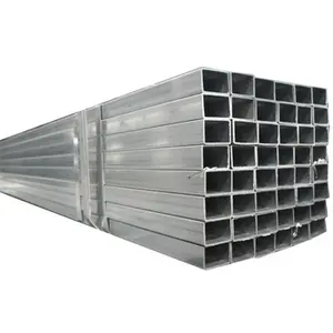 Içi boş bölüm tianjin 100x100 tübüler 2x4 dikdörtgen karbon galvanizli kare boru çelik