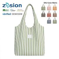 Sac en nylon recyclé RPET, logo personnalisé, sac fourre-tout écologique réutilisable, cadeau d'entreprise, salon professionnel, vente en gros, OEM