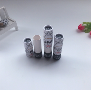 บรรจุภัณฑ์ครีมบำรุงผิวแบบหลอดกระดาษทรงกลมลายพิมพ์ รีไซเคิลได้ ใช้ซ้ำได้ สำหรับครีมกันแดด พร้อมฟอยล์สีทอง - Product Image 3
