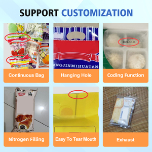 Automatic Film Wrapping Flow Wrap Several Snack Bag Ice Pack Vending Pillow Rolling Packing <strong>Packaging</strong> <strong>Machine</strong> - Product Image 4
