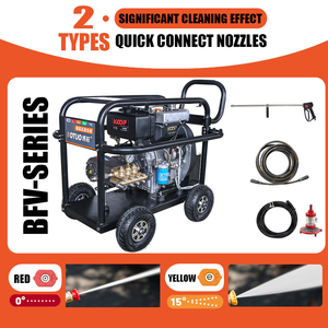 Nettoyeur haute pression à essence 22HP 500 bars 7250 PSI 16 LPM, nettoyeur haute pression industriel robuste avec tête de <span class=keywords><strong>pompe</strong></span> en cuivre coulé - Product Image 3